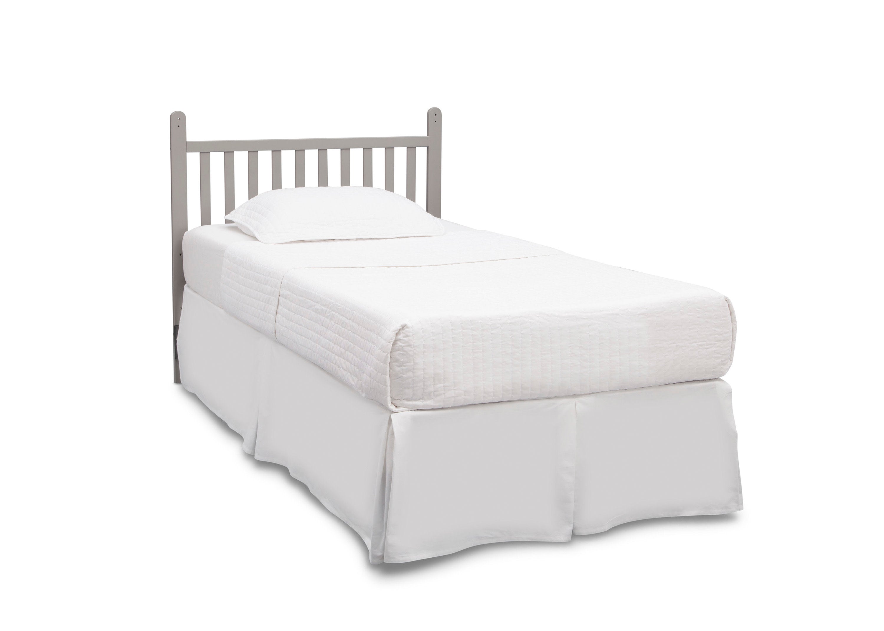 Classic Mini Crib with 2.75-inch Mattress - Convertible to Twin Bed