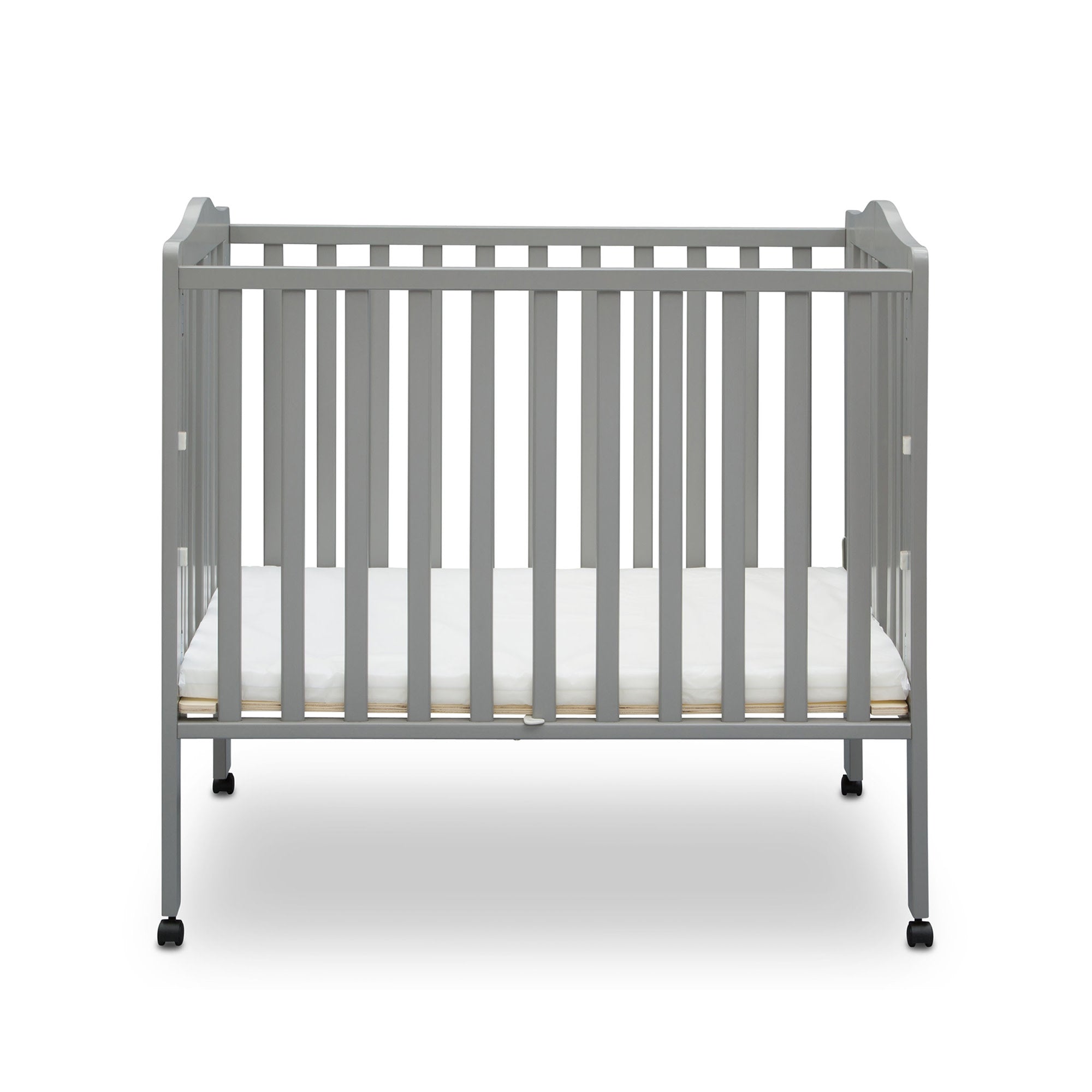 Folding Portable Mini Baby Crib with 1.5-inch Mattress