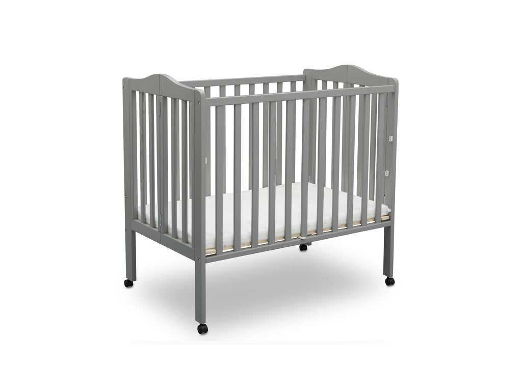 Folding Portable Mini Baby Crib with 1.5-inch Mattress