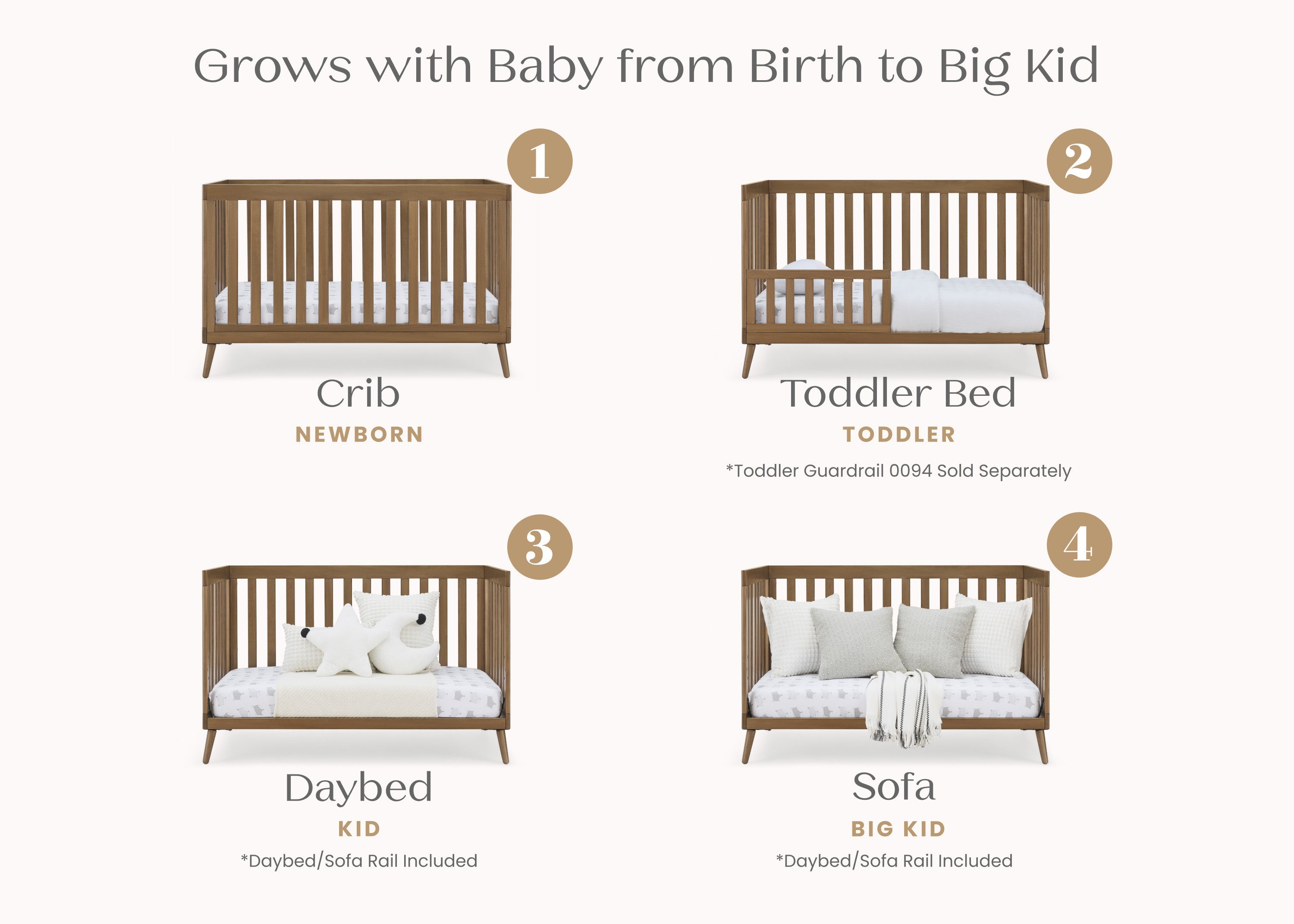 Essex 4-in-1 Convertible Crib