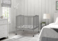 Folding Portable Mini Baby Crib with 1.5-inch Mattress