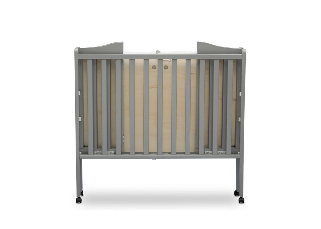 Folding Portable Mini Baby Crib with 1.5-inch Mattress