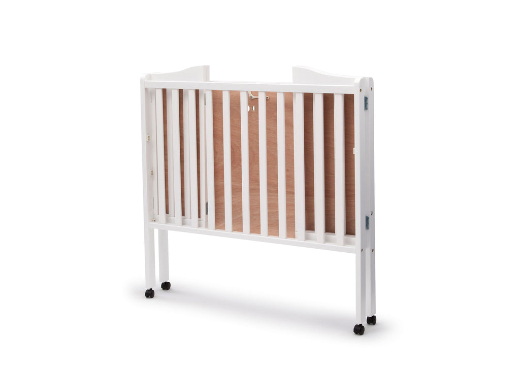 Folding Portable Mini Baby Crib with 1.5-inch Mattress