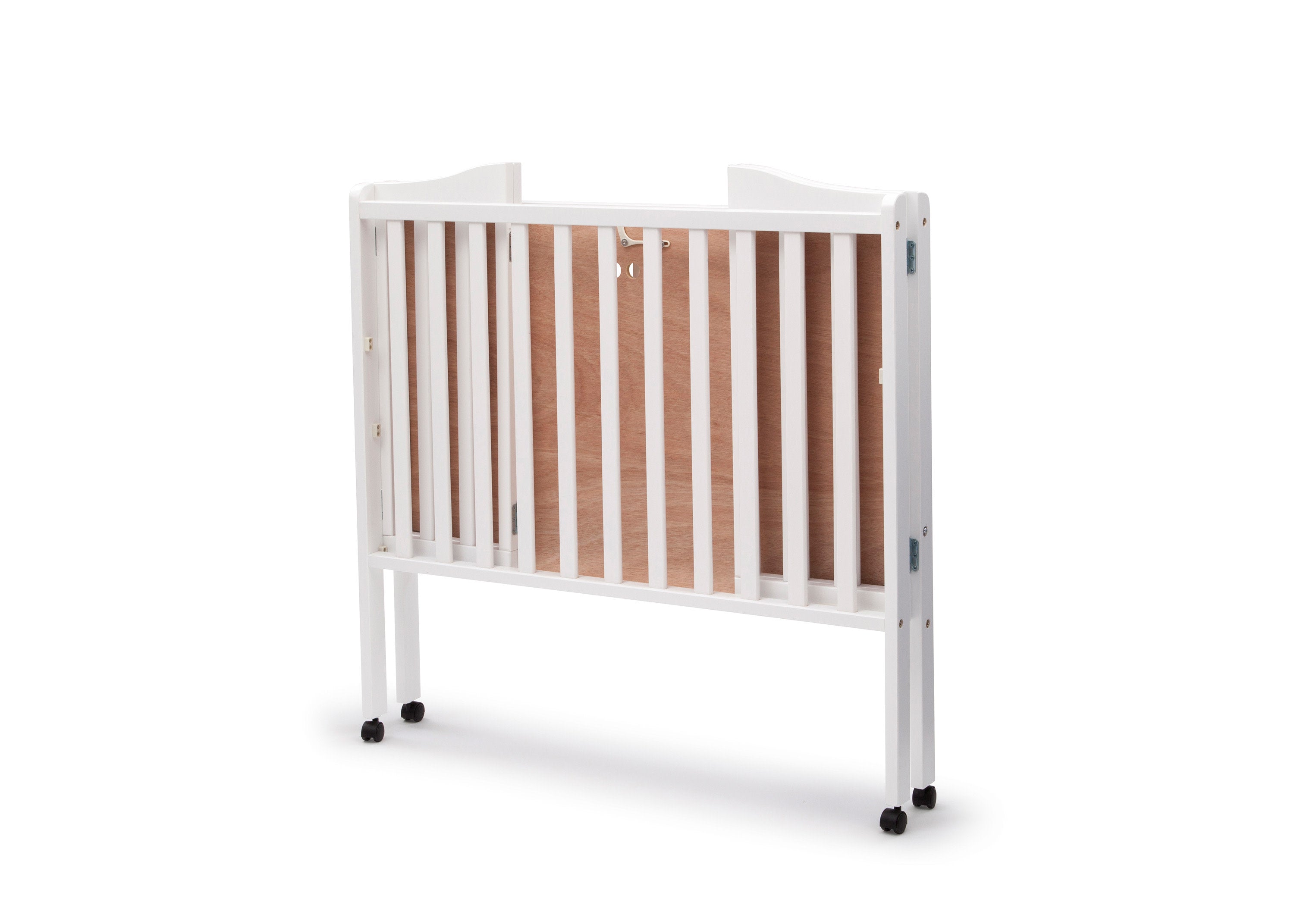 Folding Portable Mini Baby Crib with 1.5-inch Mattress