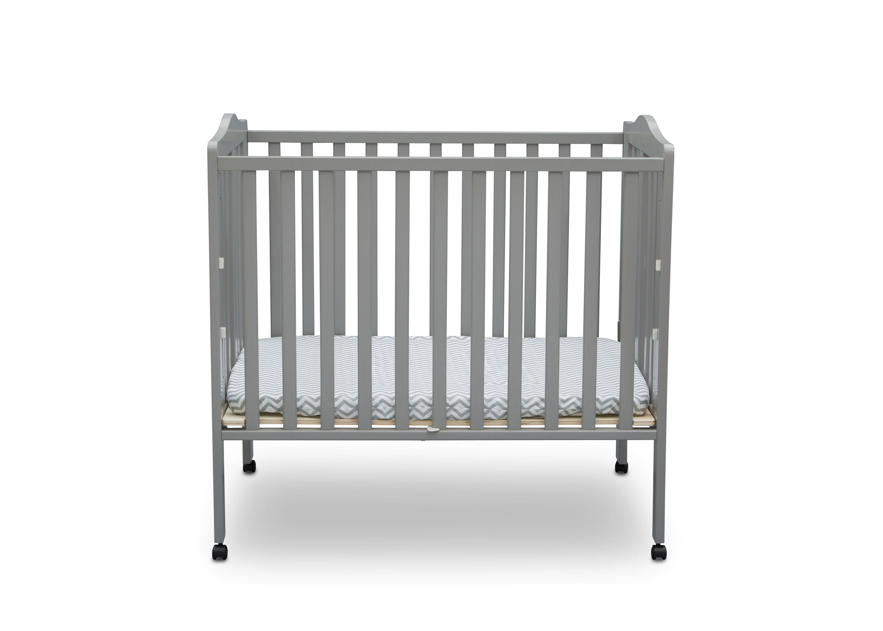 Folding Portable Mini Baby Crib with 1.5-inch Mattress