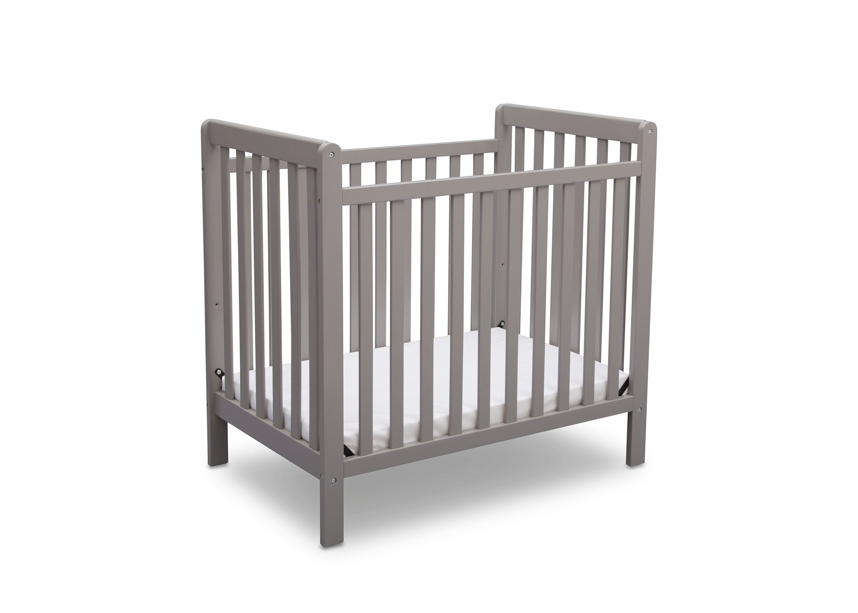 Classic Mini Crib with 2.75-inch Mattress - Convertible to Twin Bed