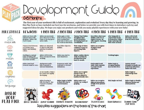 0-6 MONTHS INFANT PLAY PACK - WELCOME TO THE WORLD